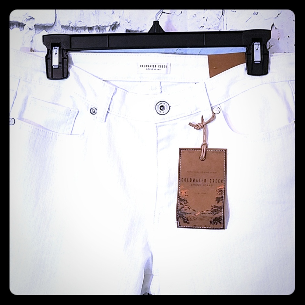 Coldwater Creek, white jeans